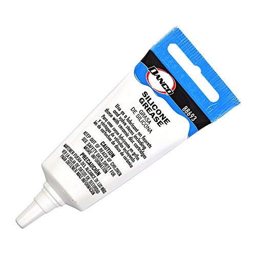DANCO Waterproof Food Grade Silicone Grease for O-Rings | Silicone Lubricant | Plumbers Grease | 0.5 oz | 1-Pack (88693)