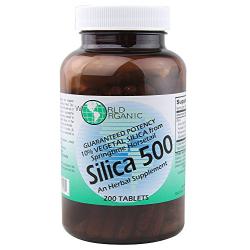 World Organics Silica 500Mg Tabs 200