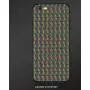 Printing Compatible with Apple iPhone 6/iPhone 6S,4.7",Anti-Scratch Back,Abstract,Rainbow Colored Twisted Lines Around Dots Surreal Expressionist Illustration Print,Multicolor