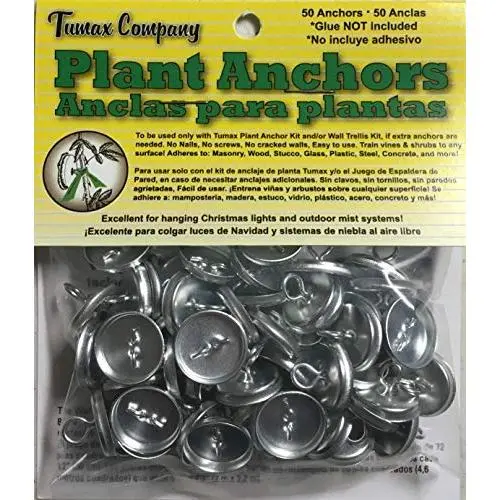 Tumax 50-Piece Plant Anchors For Trellis Design and Vine Supports
