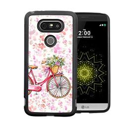 LG G5 Case,Flexible Soft TPU Cover Shell,Slim Silicone Black Rubber Non-Slip Durable Design Protective Phone Case for LG G5 -Bicycle