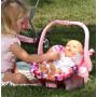 Doll Toy Car Seat - Pink Dot