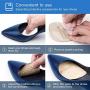 3 Pairs Metatarsal Pads for Women, Professional Reusable Silicone Ball of Foot Cushions, All Day Pain Relief and Comfort, One Size Fits Shoe Inserts, by Mildsun.