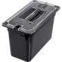 Carlisle 3066903 StorPlus Third Size Food Pan, Polycarbonate, 8" Deep, Black