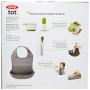 OXO Tot Mealtime On-The-Go Value Set with Roll-up Bib, Food Masher, and Feeding Spoon with Case