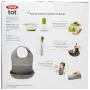 OXO Tot Mealtime On-The-Go Value Set with Roll-up Bib, Food Masher, and Feeding Spoon with Case