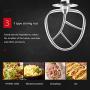 BINZHI Eggbeater Electric Chef Machine Dough Mixer Home Automatic Kneading Machine Flour Mixer Dough Mixer Commercial Multifunction - Red Kitchen gadget