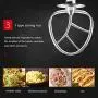 BINZHI Eggbeater Electric Chef Machine Dough Mixer Home Automatic Kneading Machine Flour Mixer Dough Mixer Commercial Multifunction - Red Kitchen gadget