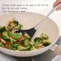 Silicone spatula spoon Food grade Kitchenware Cooking utensils Heat resistant Not sticky Stainless steel silicone Cooking tools,G