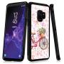 Samsung Galaxy S9 Case,Flexible Soft TPU Cover Shell,Slim Silicone Black Rubber Non-Slip Durable Design Protective Phone Case for Samsung Galaxy S9 -Bicycle