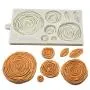 Goodjobb Silicone Cake Mold Baking Mould Environmentally Friendly Rose Pattern Gray Bar Party Product