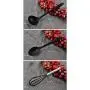 Kitchen Supplies Home Cooking Shovel Silicone Kitchenware 11-Piece Non-Stick Kitchen Spoon Shovel Tool Accessories (Color : Black)