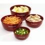 KitchenAid Prep Bowls with Lids, Set of 4, Red