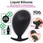 Extra Large Inflatable Extender Plug Silicone Huge Pump Toy for Game