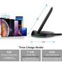 Yootech Wireless Charger Qi-Certified 10W Max Wireless Charging Stand, Compatible with iPhone 11/11 Pro/11 Pro Max/XS MAX/XR/XS/X/8/8 Plus, Galaxy Note 10/Note 10 Plus/S10/S10 Plus/S10E(No AC Adapter)