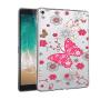 GinHo Customized Protective Cover iPad Pro 12.9 inch 2018 Butterfly with Slim Soft Durable TPU Ultra-Clear Silicone UV Printing Case