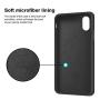iPhone Xs Case, iPhone X Case, Anuck Soft Silicone Gel Rubber Bumper Case Anti-Scratch Microfiber Lining Hard Shell Shockproof Full-Body Protective Case Cover for iPhone X/Xs 5.8" 2018 - Black