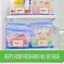 Ziploc Freezer Bags, Quart, 3 Pack, 38ct