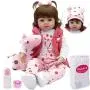 Kaydora Reborn Baby Doll Girl, 16 inch Soft Weighted Body, Cute Lifelike Handmade Silicone Doll