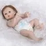 Binxing Toys Reborn Baby Dolls Silicone Full Body Girl 22 inch 56cm Real Toddler Bebe Doll Waterproof with ( Bottle Toy, Magnet Pacifier ,Clothes ,Puppet Toy Safety Tested for 3+ (Realistic)