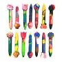 Crayon 2 Girly Flowers & Bug Shaped Chunky Silicone Oven Safe Crayon Molds (Makes 14 Crayons) Reusable - by My Fruit Shack