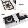 Reusable Gas Stove Burner Covers - 10 Pack Upgrade Double Thickness 0.2mm Non-Stick Stovetop Burner Liners Gas Range Protectors Size 10.6” x 10.6” Cuttable Dishwasher Safe Easy to Clean