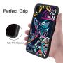 Samsung M10 Case,Flexible Soft TPU Cover Shell,Slim Silicone Black Rubber Non-Slip Durable Design Protective Phone Case for Samsung M10 -Butterfly