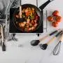 Silicone 11 Pieces Color Kitchen With Non-Slip Non-Stick Silicone Kitchenware Set Turner, Spatula, Ladle, Clamp, Gift 11 Hooks, 11-piece set