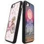 iPhone 7 8 Case,Flexible Soft TPU Cover Shell,Slim Silicone Black Rubber Non-Slip Durable Design Protective Phone Case for iPhone 7 8 -Bicycle