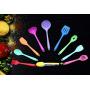 Silicone Utensil set Colorful 10 piece set includes spatula, tongs, large slotted spoon, ladle, slotted spoon, slotted turner, basting brush, pasta fork spoonula and spoon