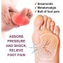 Promifun Ball of Foot Cushion, Metatarsal Foot Pads for Women, Gel Dancer Pads, High Heel Pads, for Pain Relief- 5 Pairs