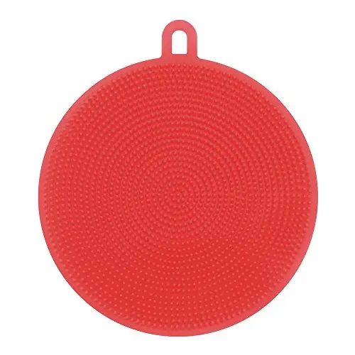 Hmlai Dishwashing Brush, Multipurpose Silicone Dish Washing Sponge Scrubber Kitchen Cleaning Antibacterial Tool