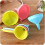 Topclouds Multi-Purpose Plastic Funnel Large Kitchen Supplies Mixed Color Without Handle
