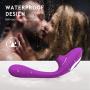 Remote Tongue Vibrate Toy Oral Tongue Simulator, 10 Frequency Sucking Vibration Wand, Multi Speed Clitorial Sucking Toy for Female Tshirt，Waterproof Silicone