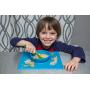 ezpz Happy Bowl - One-Piece Silicone placemat + Bowl (Lime)