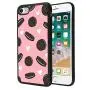 iPhone 7 8 Case,Flexible Soft TPU Cover Shell,Slim Silicone Black Rubber Non-Slip Durable Design Protective Phone Case for iPhone 7 8 -Biscuits