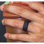 ThunderFit Silicone Wedding Ring for Men, Rubber Wedding Band - 8.7mm Wide