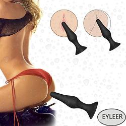 EYLEER Soft Silicone an-al B-u-t-t Pl-UG Beads Toys, Comfortable an-al Beginner Trainer for Women Men Couples,Pack of 4 (Black)