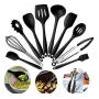 Grateshop1 10PCS Silicone Kitchenware Non-Stick Pan Heat Resistant Kitchen Utensils Set Kit