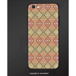 Compatible with iPhone 6 Ultra Slim Shockproof TPU Back Cover for iPhone 6S,Native American,Colorful Geometric Ethnic Aztec Patterns South Mexican Traditional Folk Art Print,Multi