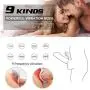 Male Longer Lasting Shake Rooster Cǒckríng Powerful Soft Vǐbe Ring for Couples Tǐme Wand,Silicone Happy Toys Shock 10 Speeds USB Rechargeable Waterproof