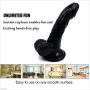 FXH Realistic Texture and Genuine Touch Toys - Precious Black, Womens 6.1-Inch Silicone Soft-??ld?
