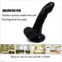 FXH Realistic Texture and Genuine Touch Toys - Precious Black, Womens 6.1-Inch Silicone Soft-??ld?