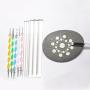 Mandala Rock Painting Pen Dot Dotting Tools Stencil Brush Set 13 PCS Flat Head 4mm 5mm 6mm 8mm 10mm 12mm 14mm Diameter 5 Stylus (set1)