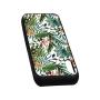 Leaf Rubber Phone Case,Vintage Retro 60s Seem Banana Palm Tree Leaves Flowers Hibiscus Decorative Compatible with iPhone XR