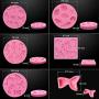 AK ART KITCHENWARE 6pcs Seashell Mermaid Silicone Cake Mold for Decorating Cookie Cupcake Fondant Mold Candy Mold Bakeware Pink
