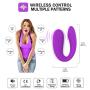 Huluda Women Vib Portable Silicone G-S Stimulate Mssager Toy for Couple