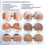 Puriderma Medical Silicone Scar Removal Sheets [Set of 5] - Fast & Effective on Keloid, Surgery, Burn, Acne, C-Section Scars