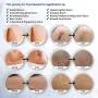 Puriderma Medical Silicone Scar Removal Sheets [Set of 5] - Fast & Effective on Keloid, Surgery, Burn, Acne, C-Section Scars