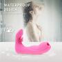 Wearable Wireless Remote Control with 10 Modes Waterproof USB Rechargeable Silicone Toy for Women